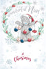 To a Wonderful Nan Tatty Teddy With Baubles Design Christmas Card