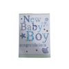 New Baby Boy Birth Congratulations Blue FANTASTIC COLOURFUL Quality Greeting Card