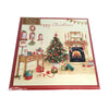 Pack of 6 Traditional Fire And Stockings Design Christmas Cards