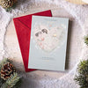 Large Wonderful Wife Christmas Card 'Glitter Shaker'