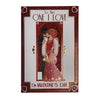 To The One I Love Couple Design Red Glittered Open Valentine's Day Card