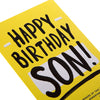 Contemporary Humour Design Son Birthday Card