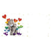 Love Bear With Heart Balloons 3D Holographic With Love Card