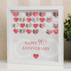 40th Ruby Anniversary Celebrations White Framed Wall Plaque