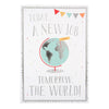 The World Earth Design New Job Congratulation Card