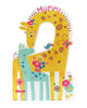 For Mummy Cute Giraffes Design Mother's Day Card